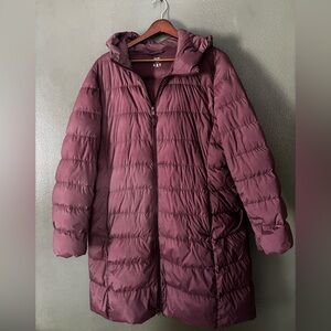 Uniqlo ultralight Down Jacket Puffer Coat - women’s XL